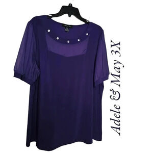 Adele & May Blouse 3X